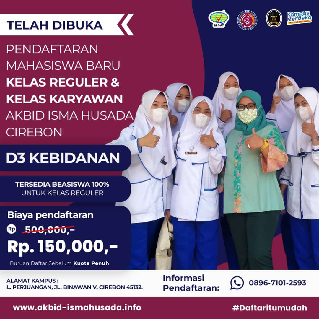 Kuliah Di Akademi Kebidanan Isma Husada Cirebon Bisa Daftar Secara Online