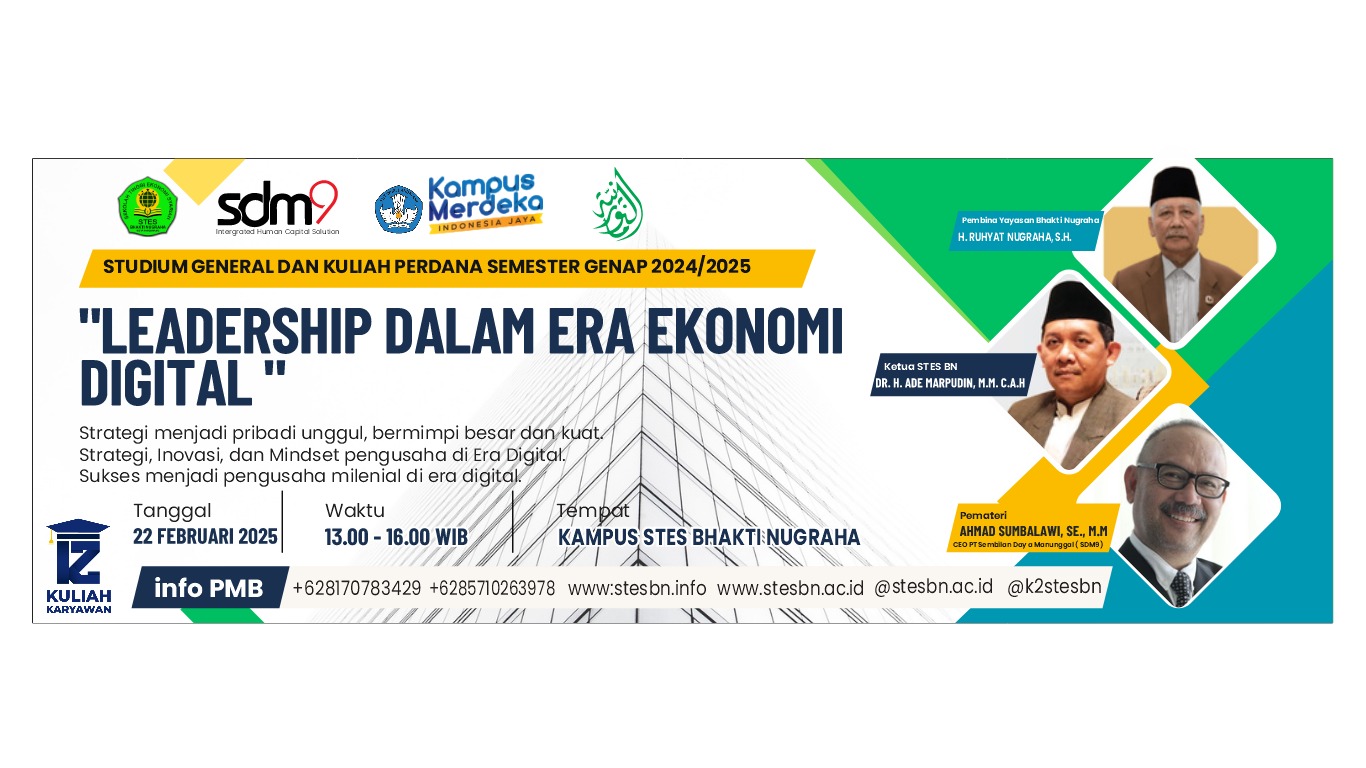 Pendaftaran Mahasiswa Baru di Sekolah Tinggi Ekonomi Syariah Bhakti Nugraha