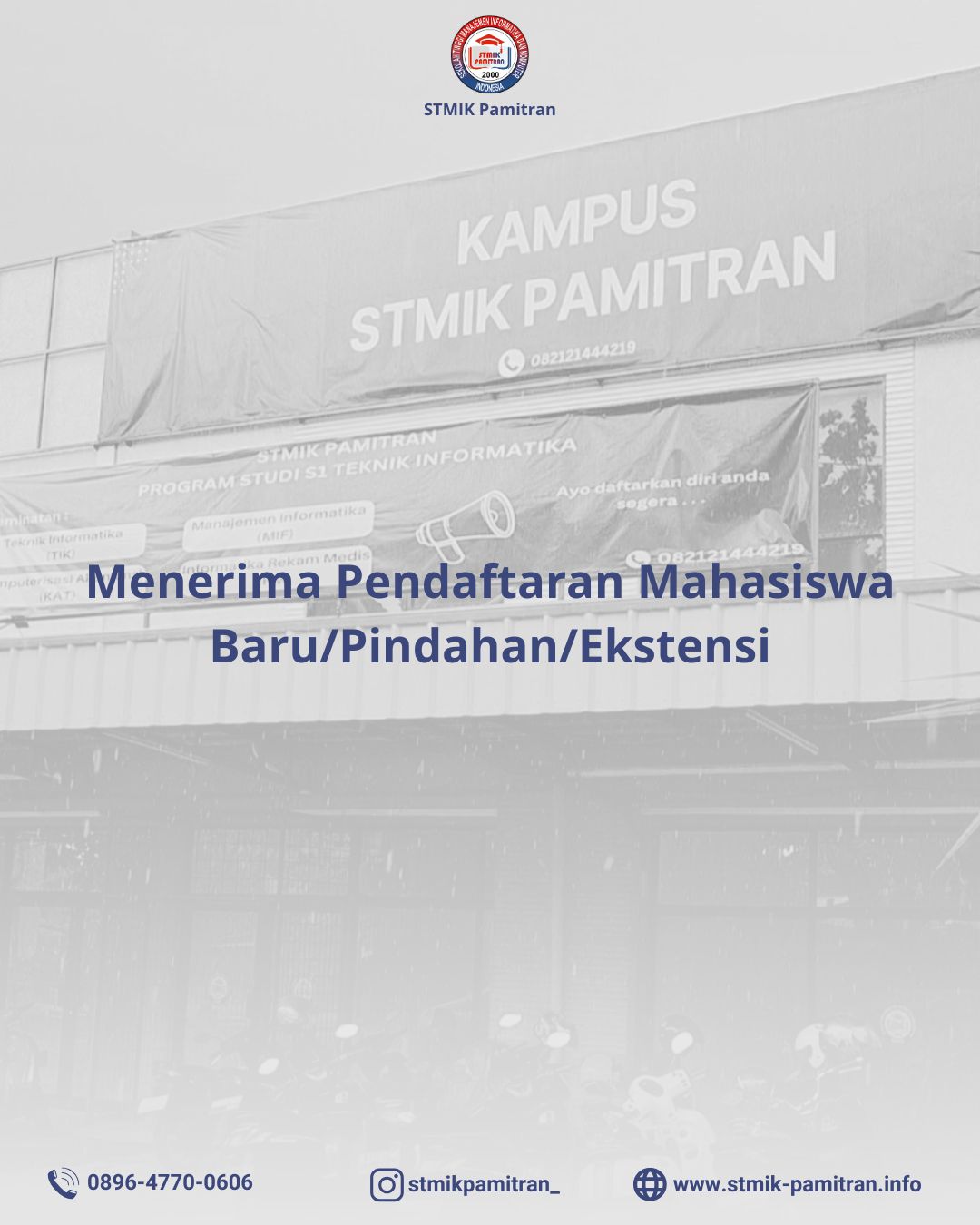 Dibuka Pendaftaran Mahasiswa Baru STMIK Pamitran