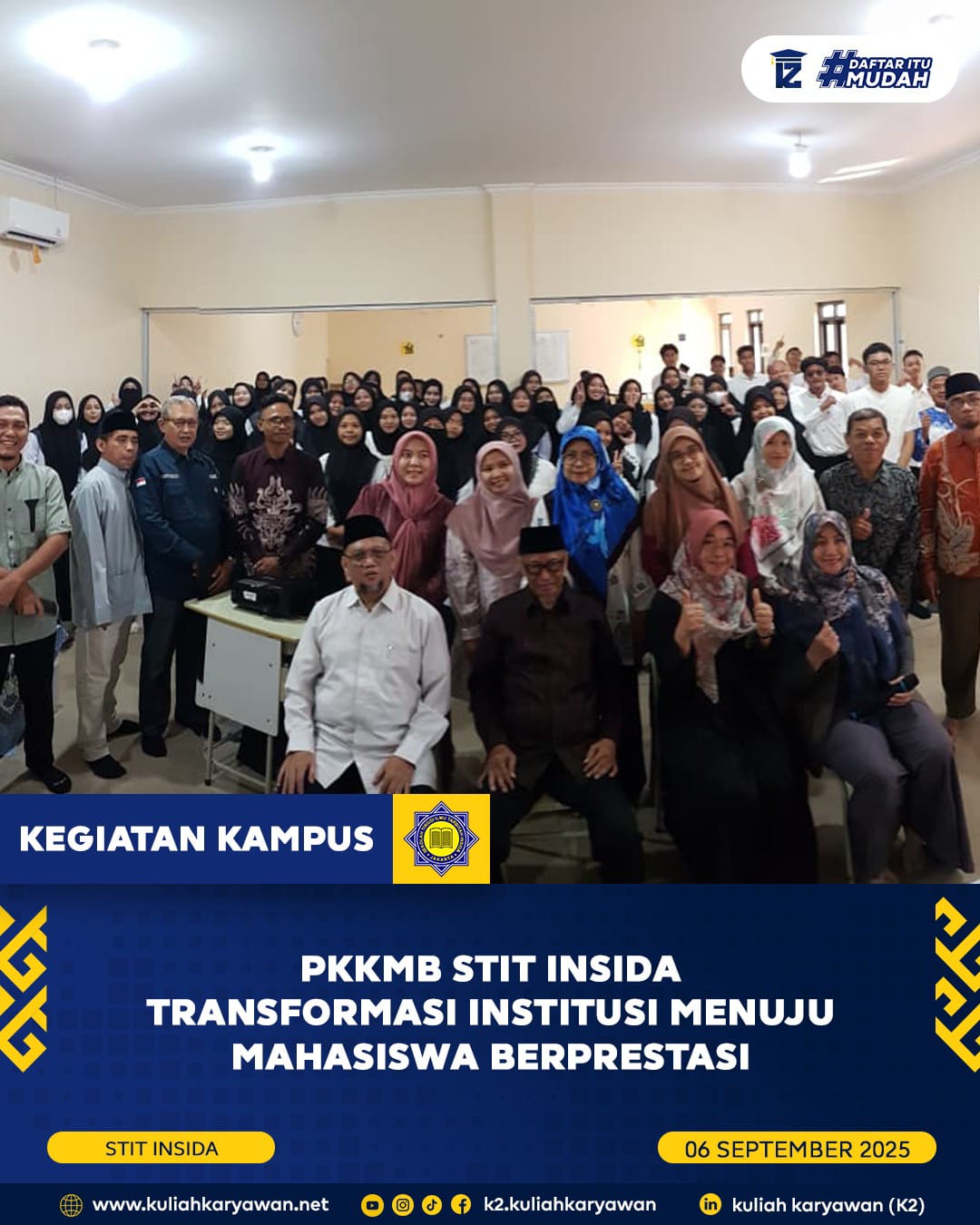 PBAK STIT INSIDA 2025: Langkah Awal Mahasiswa Baru Menjadi Insan Akademis