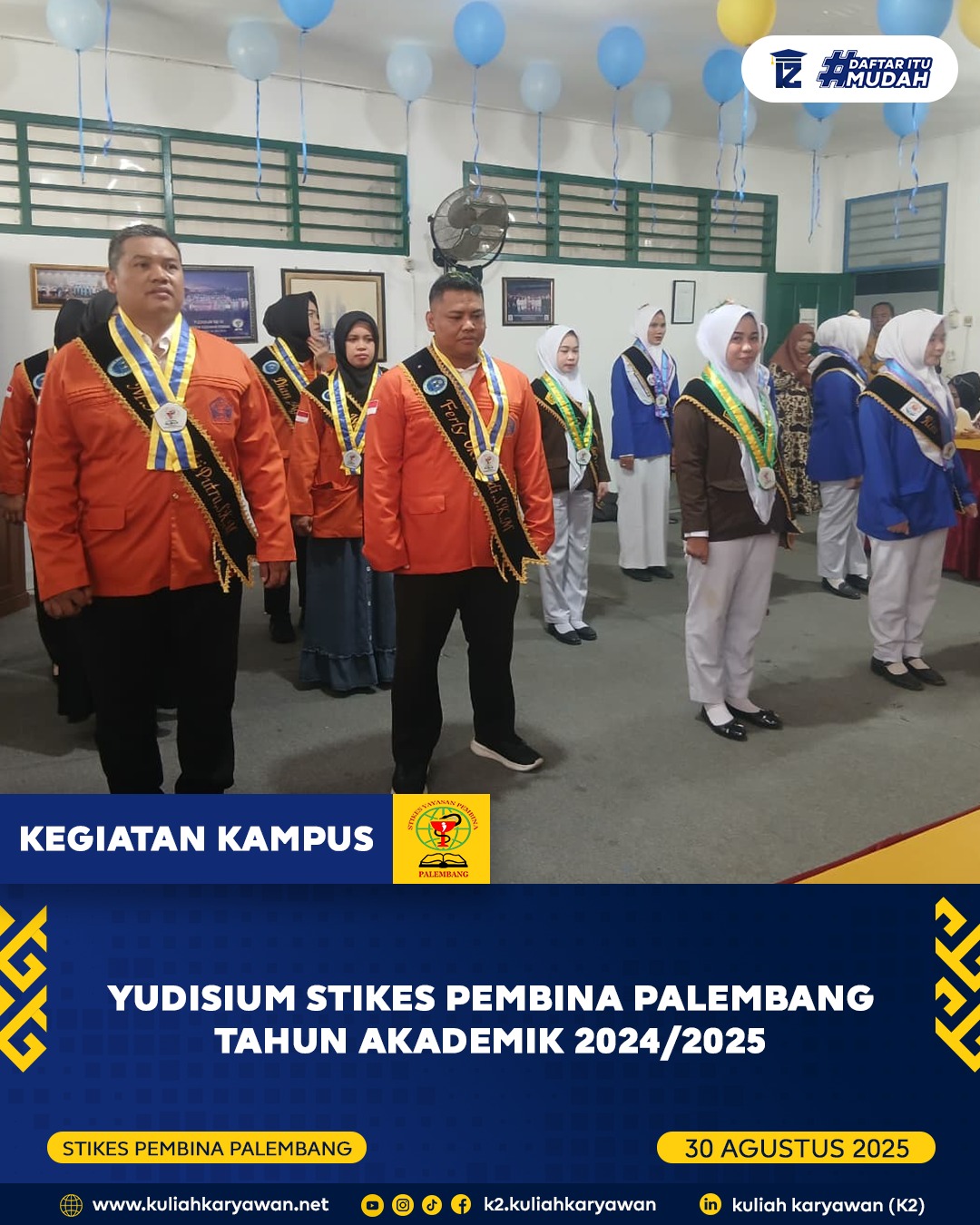 Yudisium STIKES Pembina Palembang T.A 2024/2025