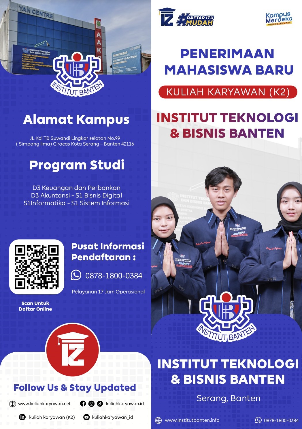Kuliah Kelas Karyawan Dengan Biaya Murah dan Waktu Fleksibel di Kota Serang