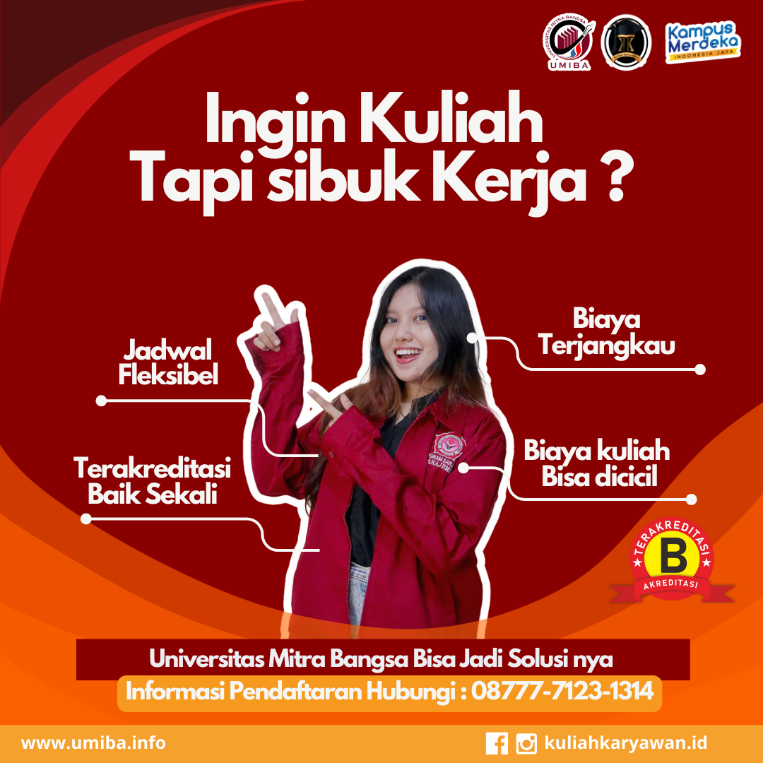 Kelas Karyawan di Universitas Mitra Bangsa Jakarta K2