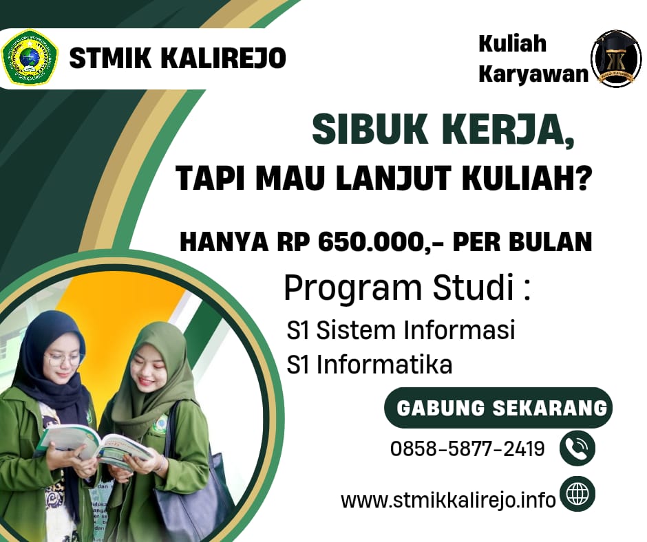 Perguruan Tinggi Ilmu Komputer di Kalirejo Lampung Tengah