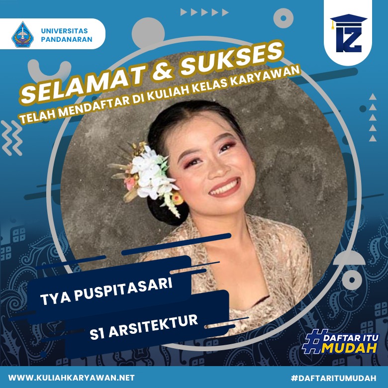 Selamat dan Sukses Telah mendaftar di kampus Universitas Pandanaran
