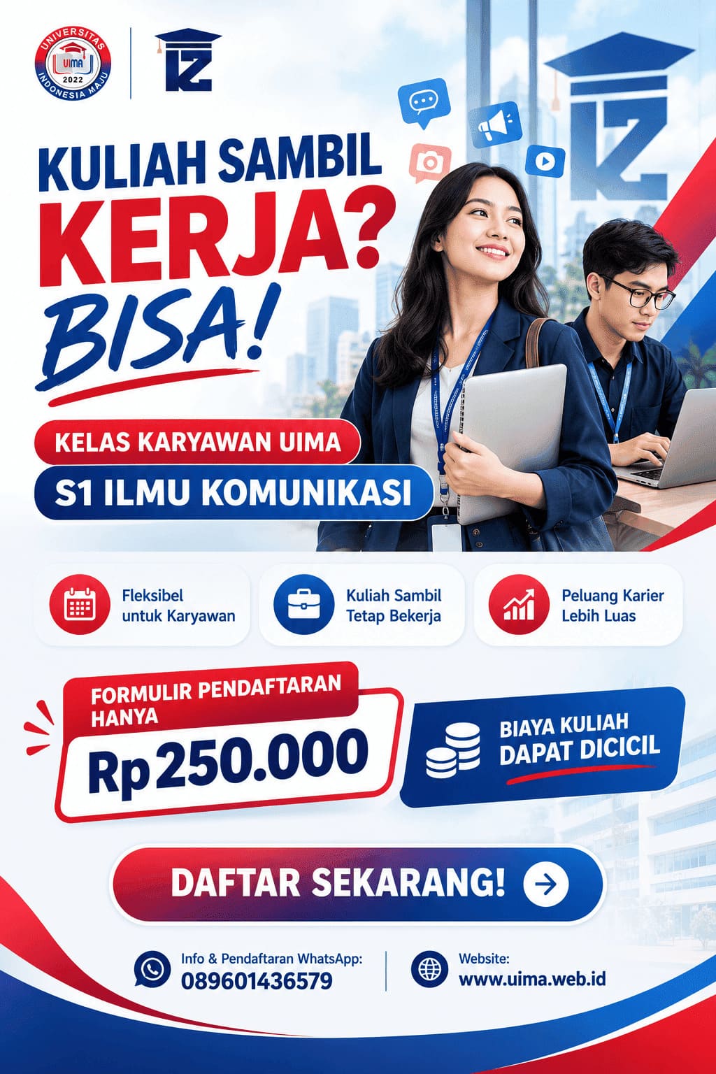 Kerja Tetap Jalan Kuliah S1 Ilmu Komunikasi Tetap Bisa Di Universitas Indonesia Maju 