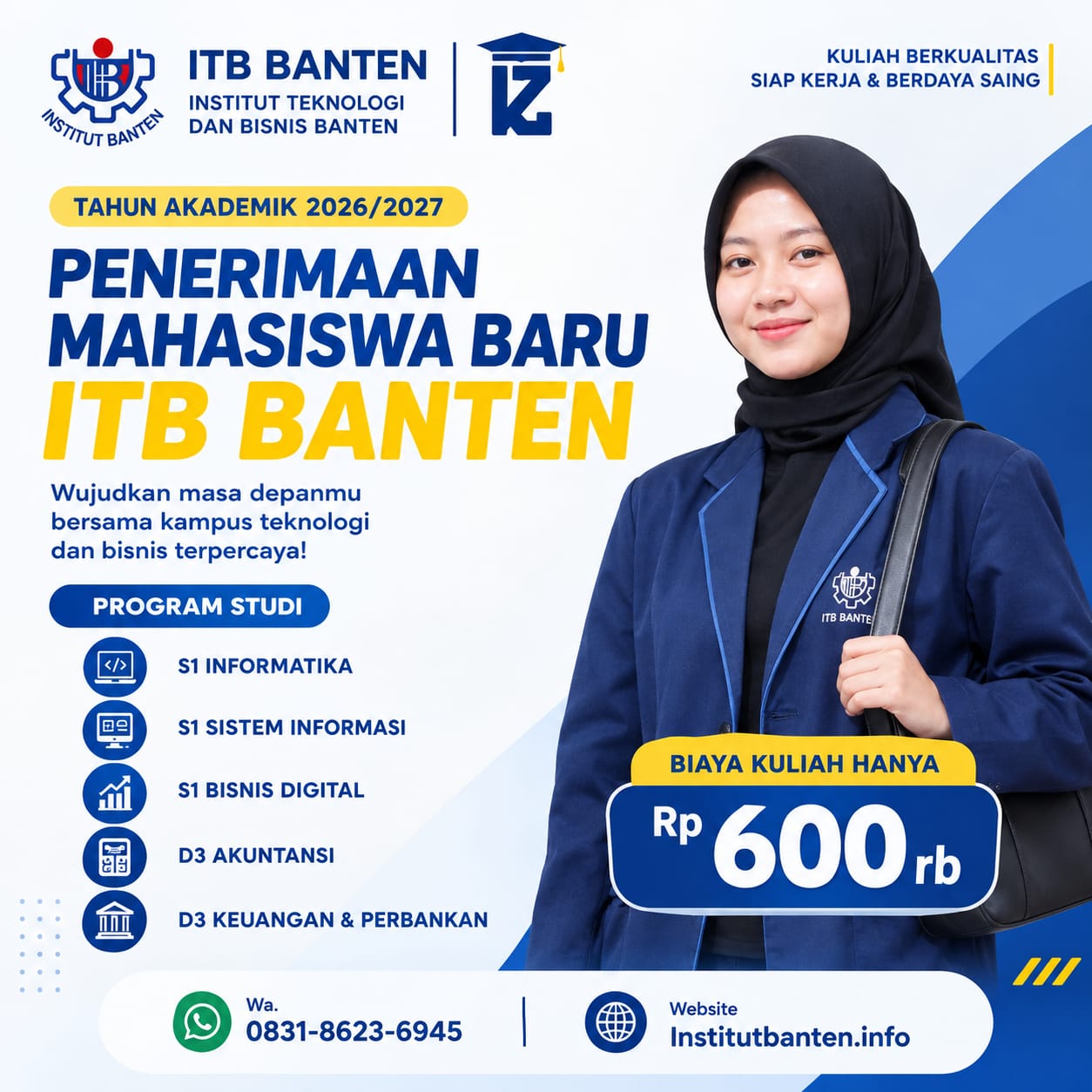 ITB Banten Kampus dengan Jurusan Sistem Informasi Biaya Terjangkau di Banten