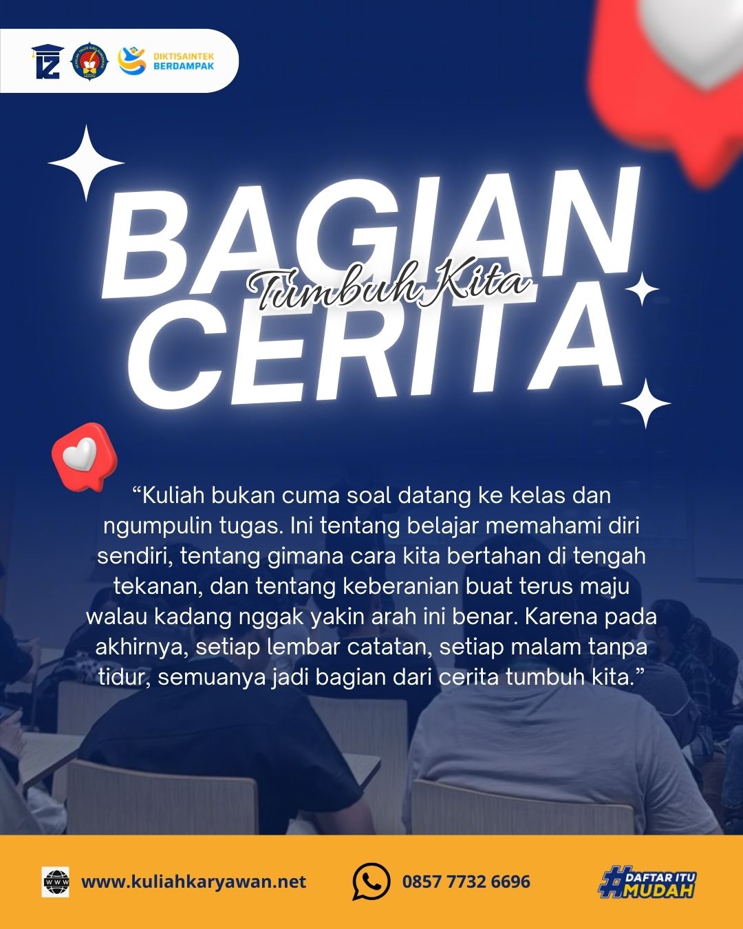 Perjalanan Mahasiswa S1 Ilmu Komunikasi STIKOM PROSIA Jakarta