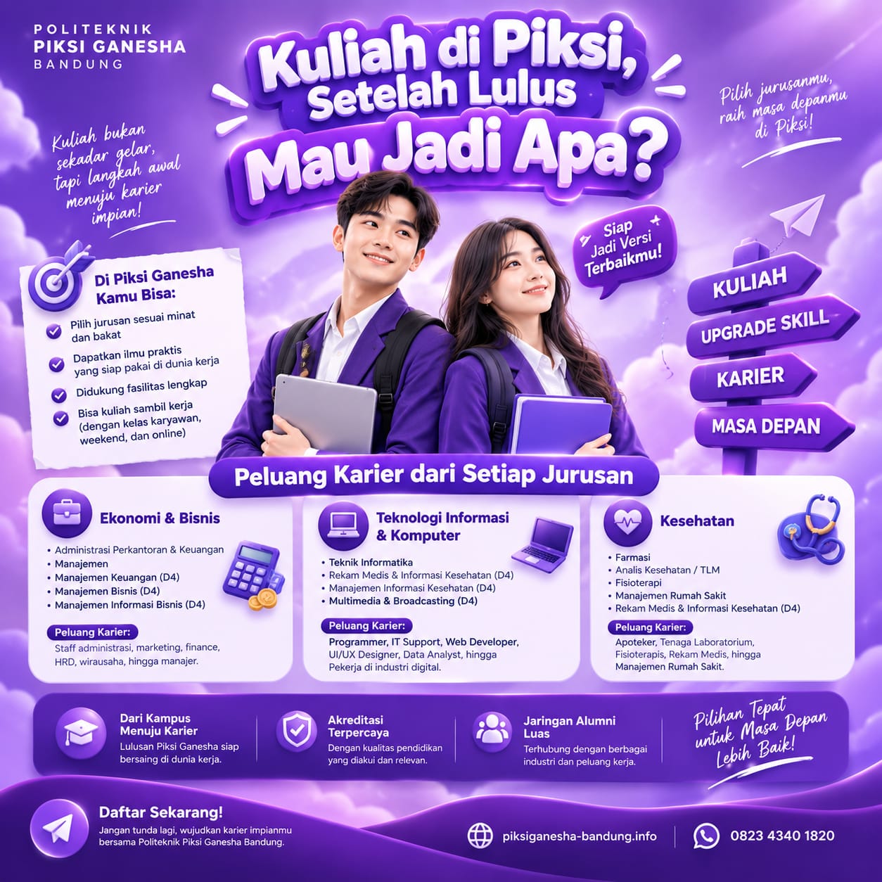 Kuliah di Piksi Ganesha Bandung Mau Jadi Apa yuk Kenali Pilihan Kariernya