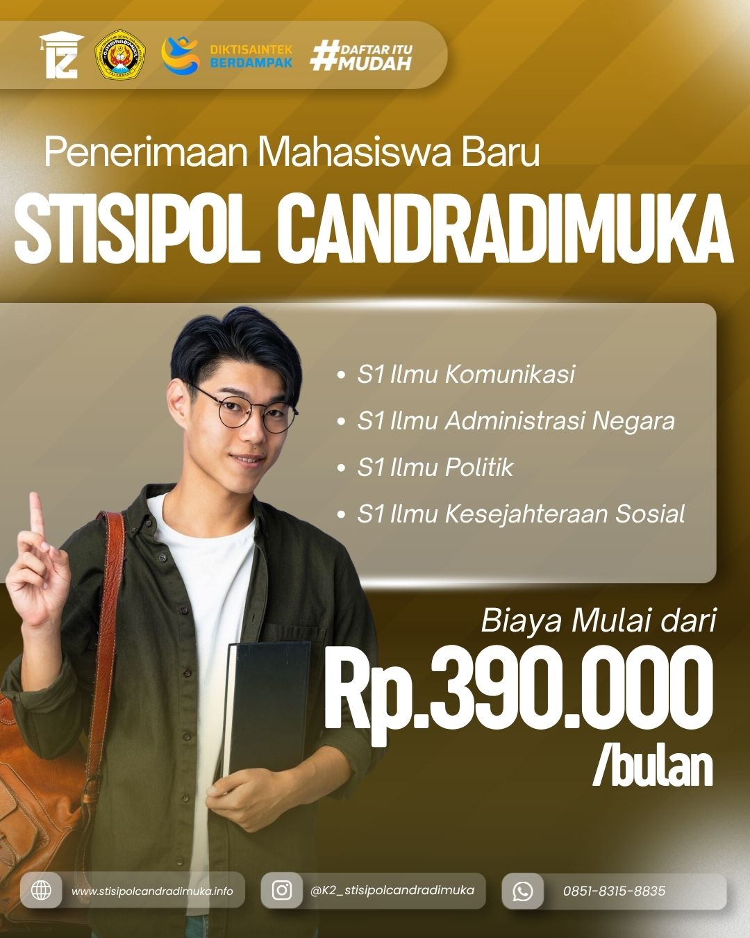 Daftar Kuliah Kelas Karyawan Di Kampus STISIPOL Candradimuka Palembang 