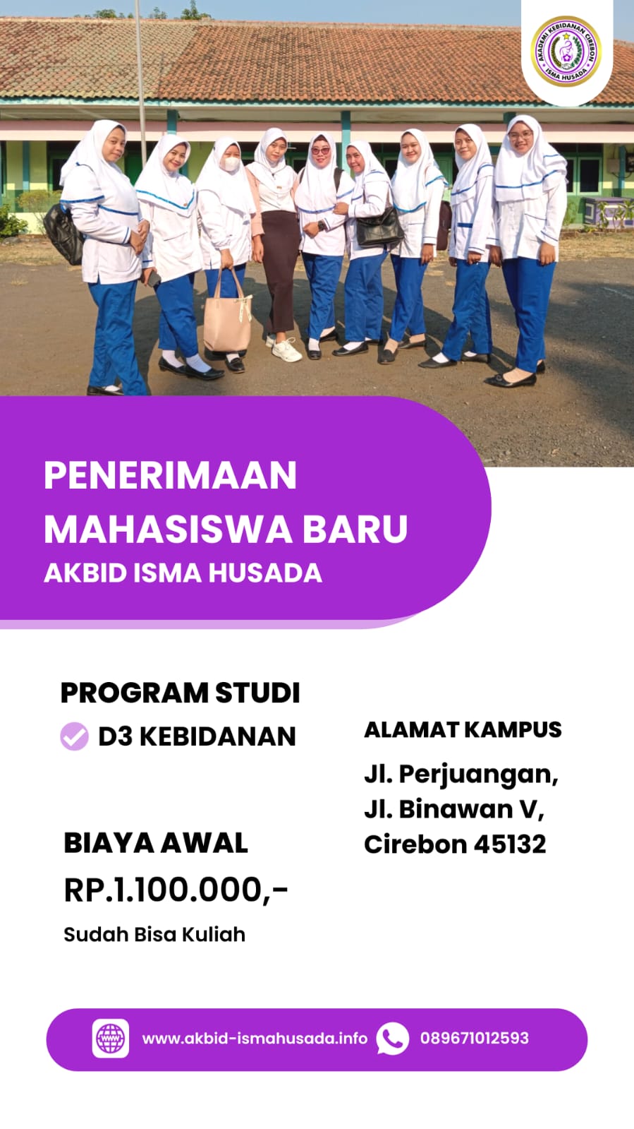 Kuliah D3 Kebidanan Biaya Murah Di Akbid Isma Husada Cirebon