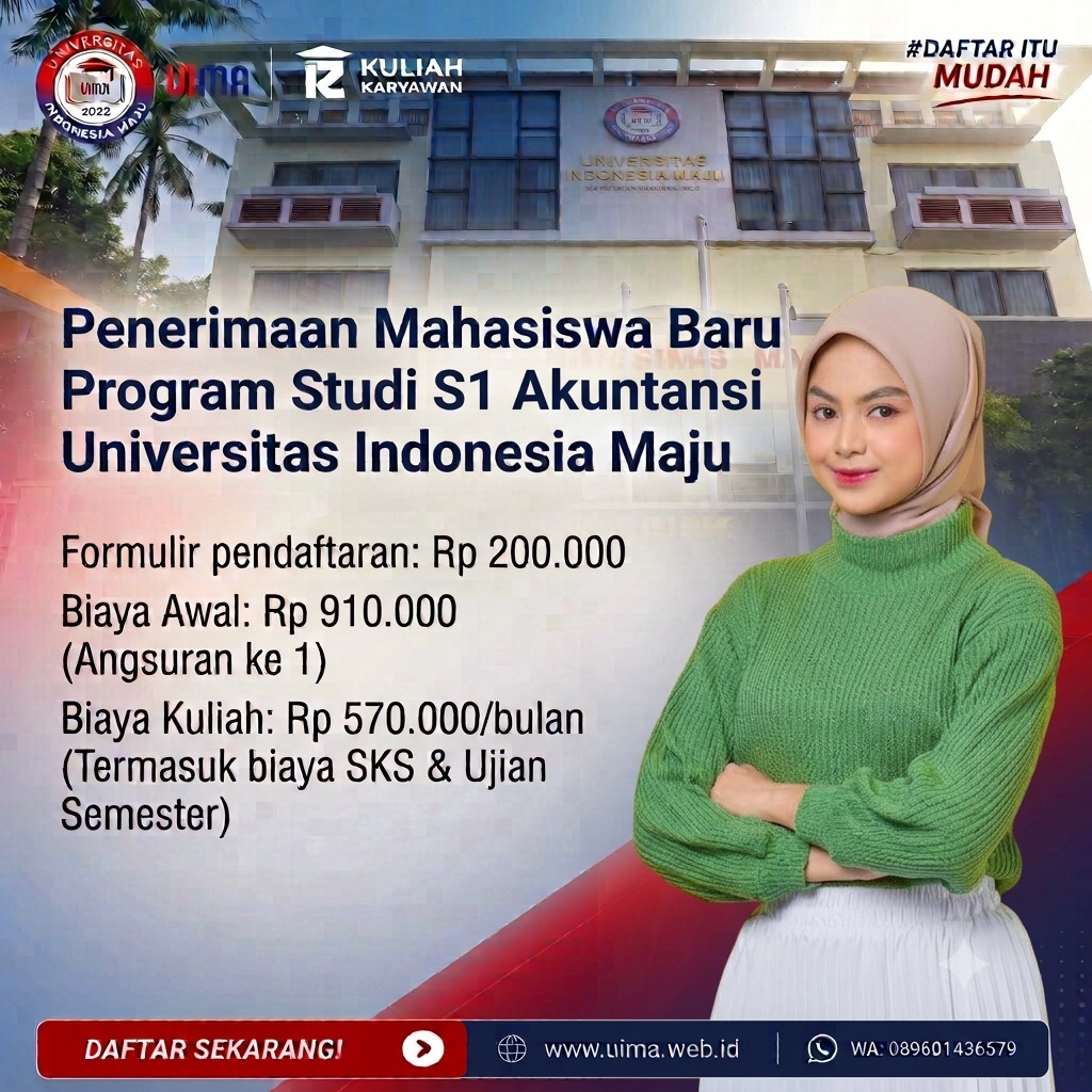 Biaya Kuliah Karyawan S1 Akuntansi UIMA