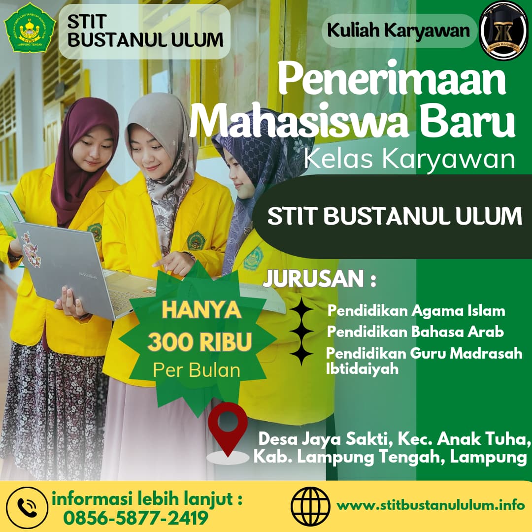 Program Kuliah Kampus STIT Bustanul Ulum Kelas Karyawan