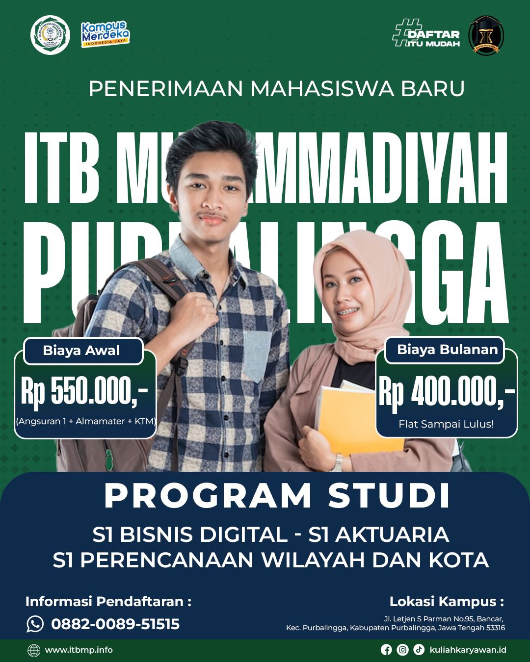 Kelas Karyawan terjangkau di Purbalingga