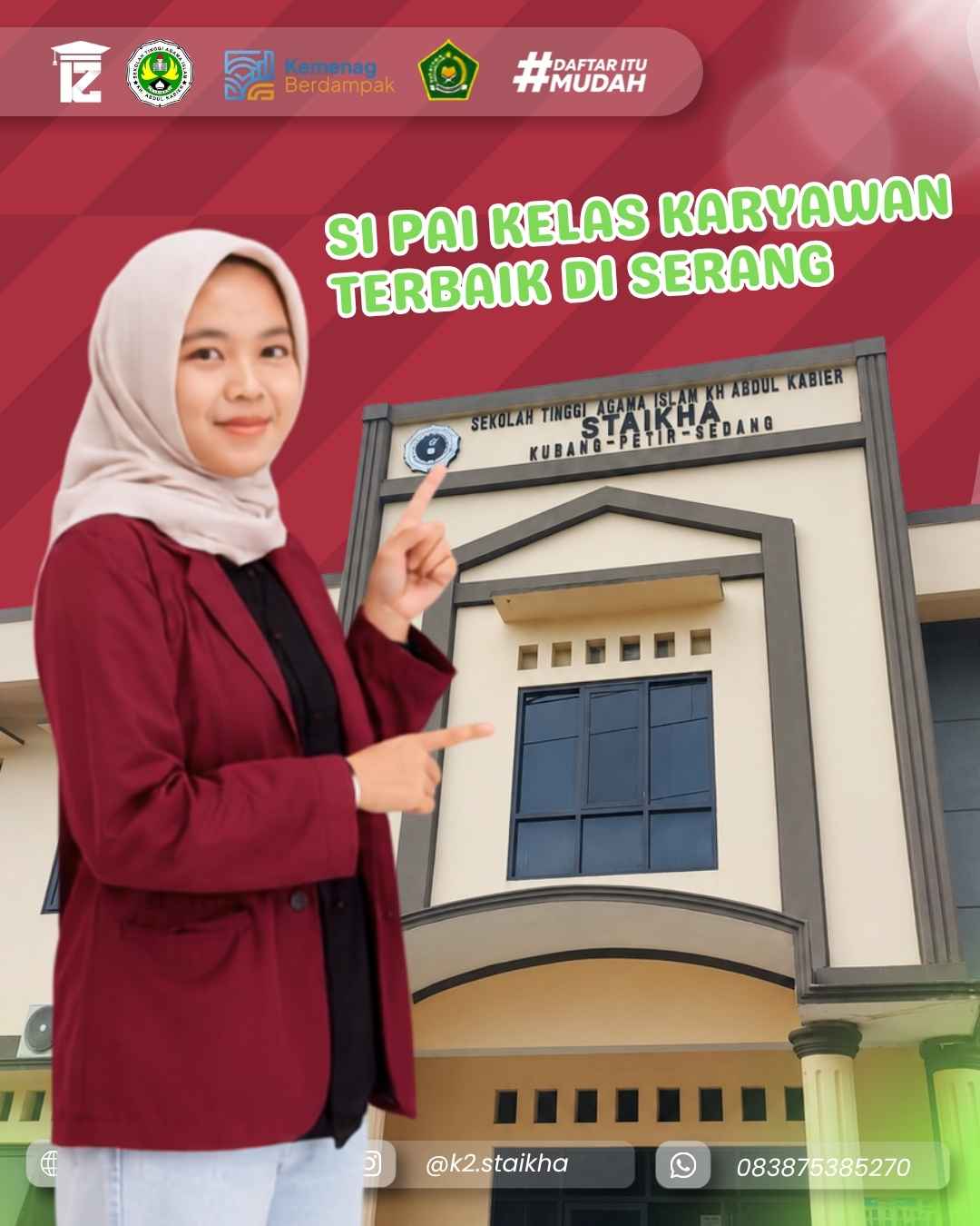 Kelas Karyawan Jurusan S1 PAI terbaik di Serang Banten