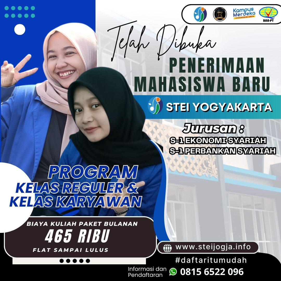 Info Pendaftaran Kampus Jogja Biaya Kuliah Murah STEI Jogja