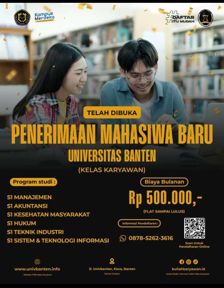 Biaya Kuliah Kelas Karyawan Universitas Banten