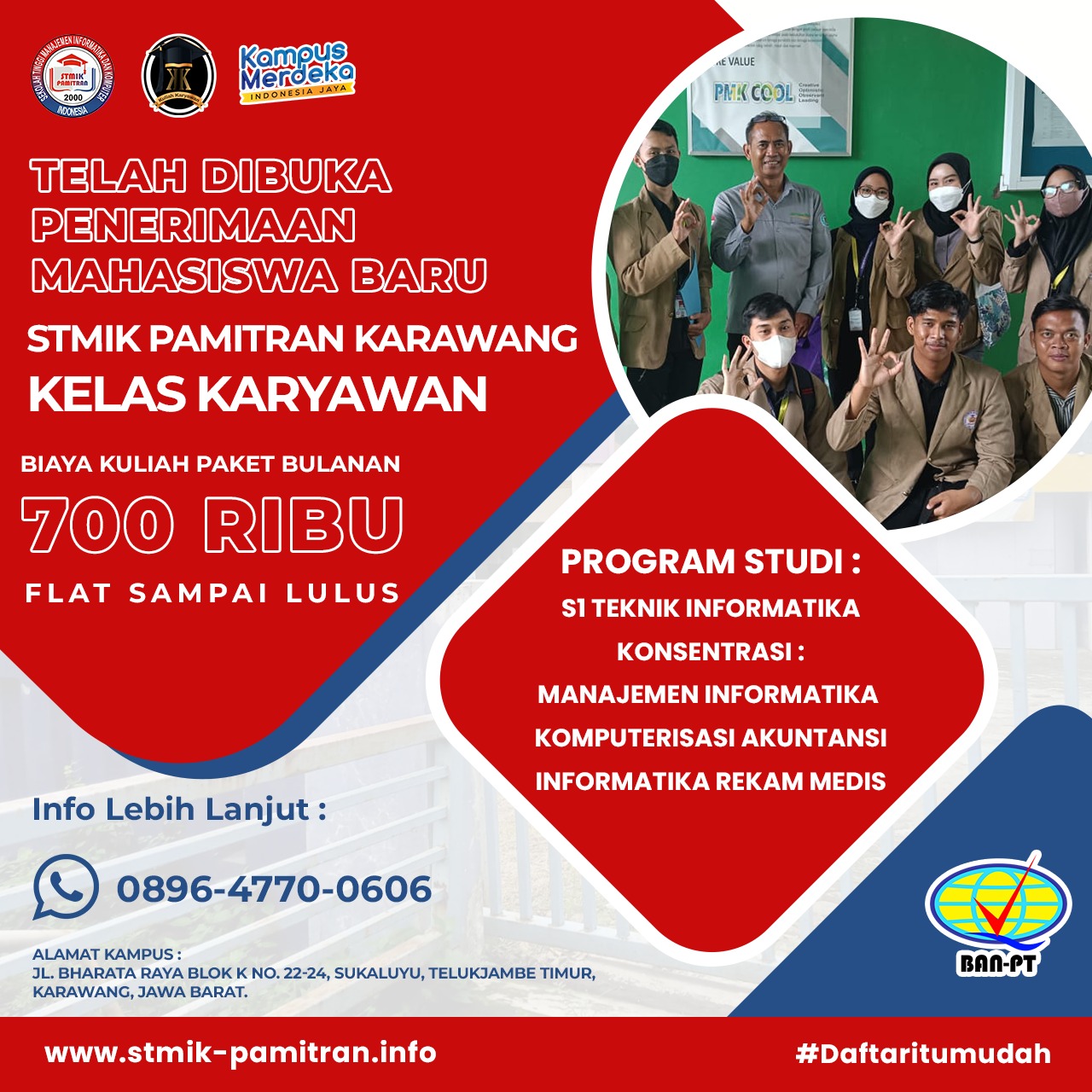 Temukan Jadwal Kuliah Fleksibel di Kelas Karyawan STMIK Pamitran Karawang