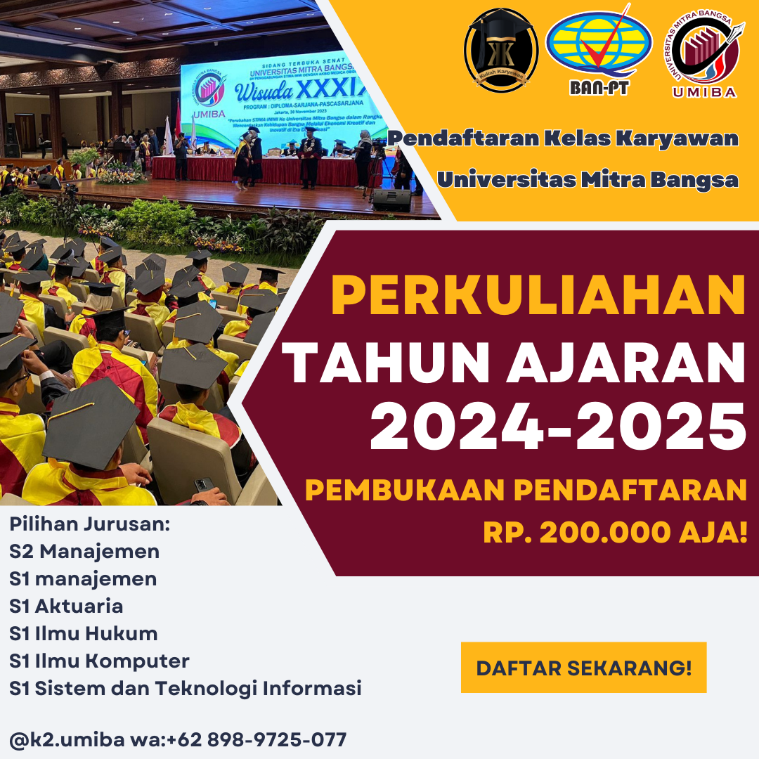 Informasi Pendaftaran Kuliah Kampus UMIBA Jurusan Ilmu Komputer