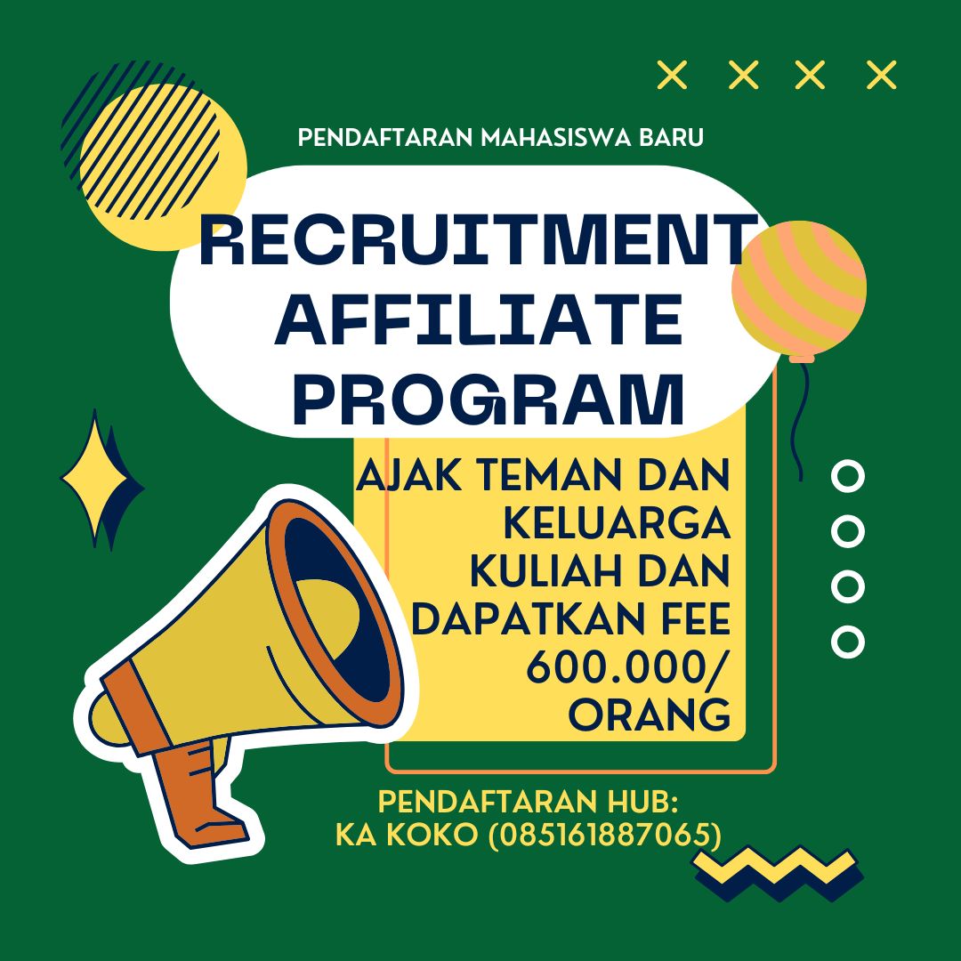 Recruitment Affiliate Program di Universitas Islam Depok