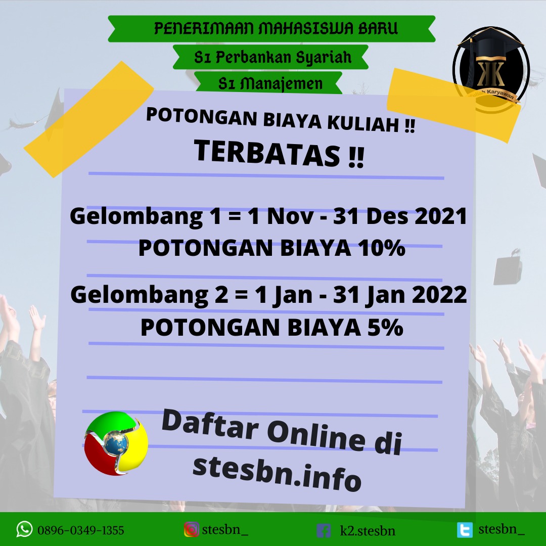 Biaya Kuliah STES Bhakti Nugraha Ciledug Tangerang 