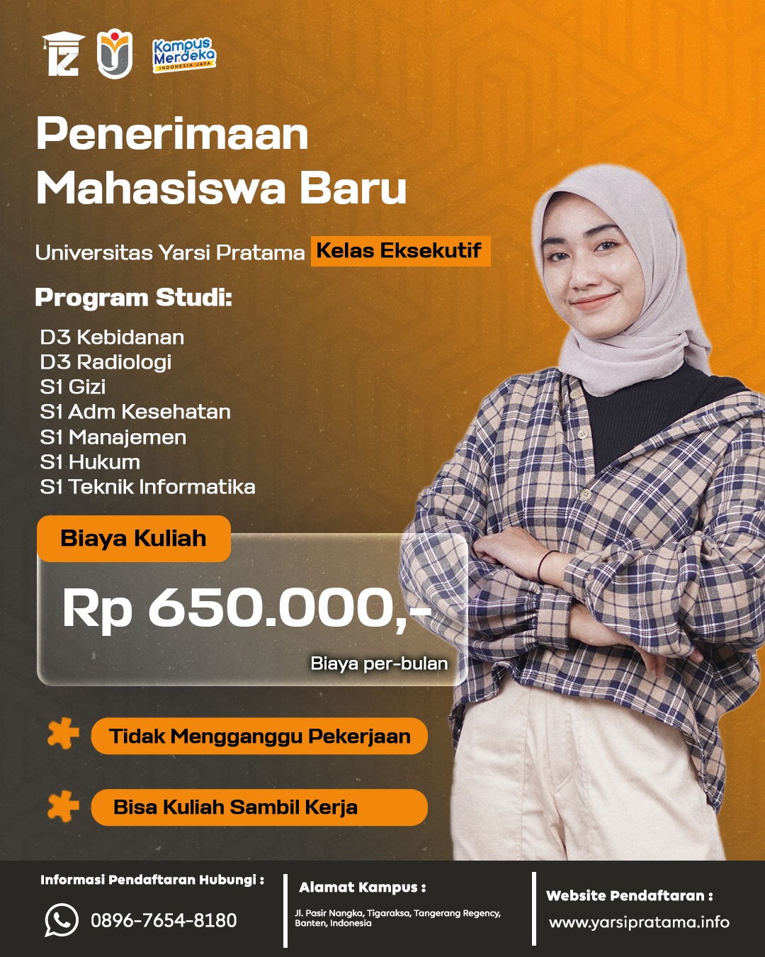 Biaya Jurusan Manajemen Universitas Yarsi Pratama