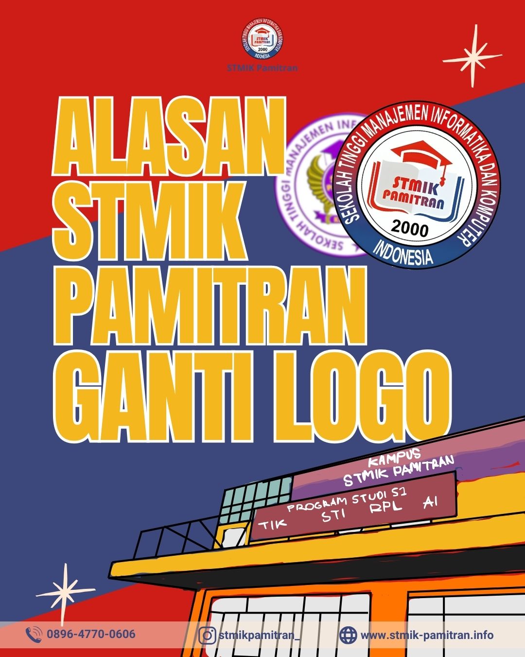 Alasan STMIK Pamitran Ganti Logo