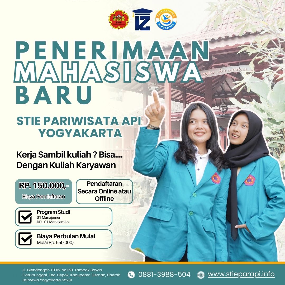 Mengenal Kuliah Karyawan (K2) STIE Pariwisata API Yogyakarta