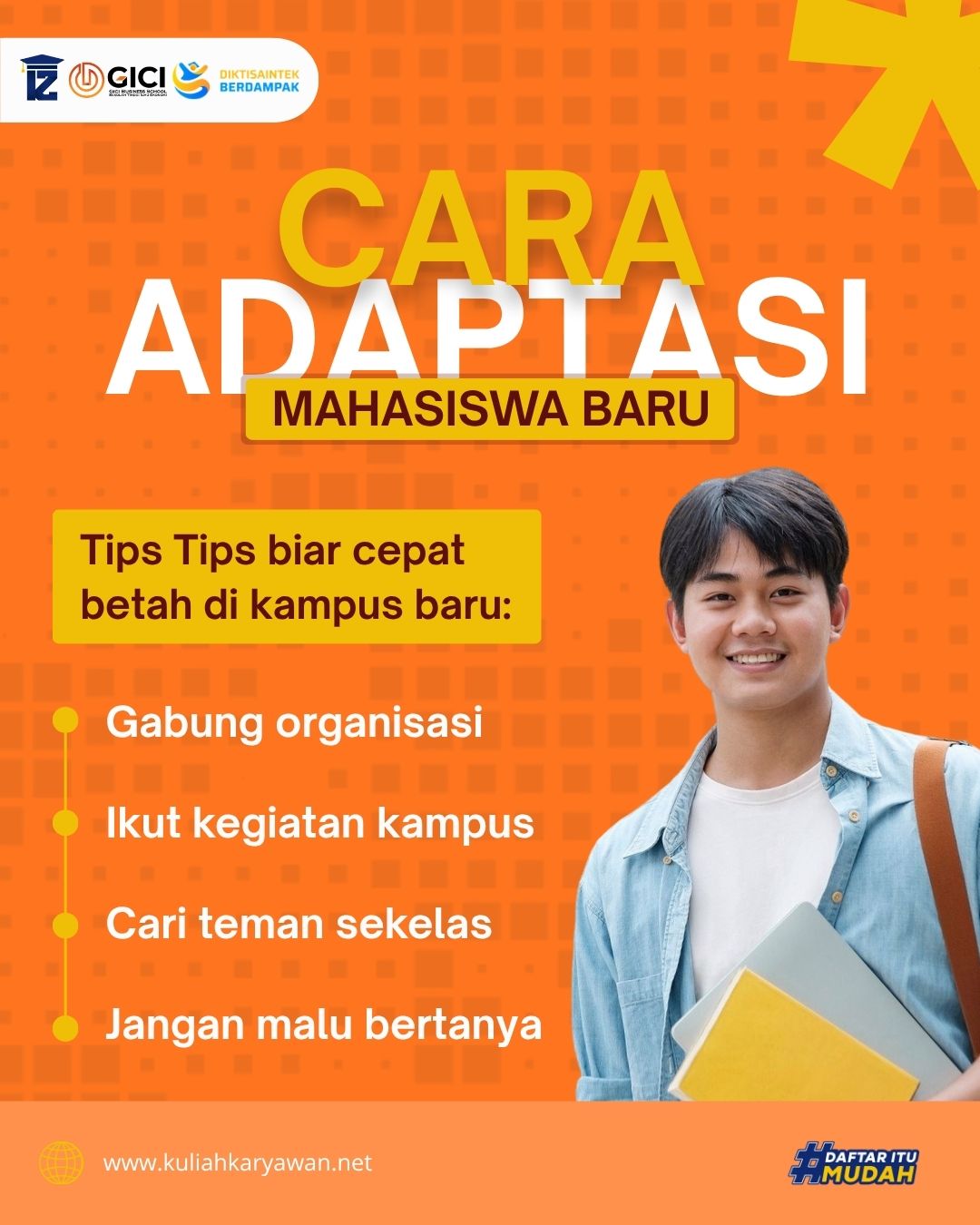 4 Tips Ampuh Biar Cepat Betah di Kampus Baru