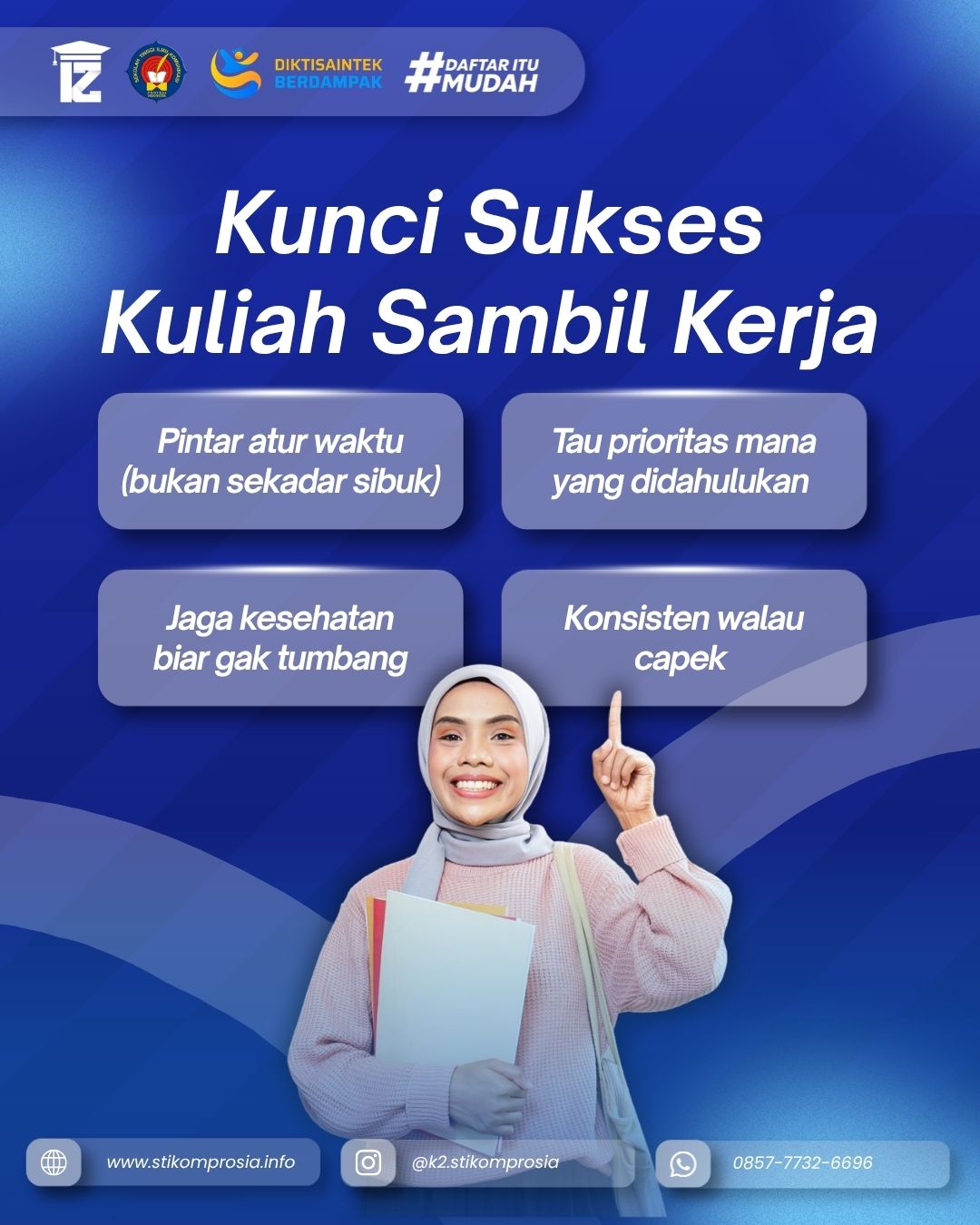 Kunci Sukses Kuliah Sambil Kerja di STIKOM PROSIA Jakarta