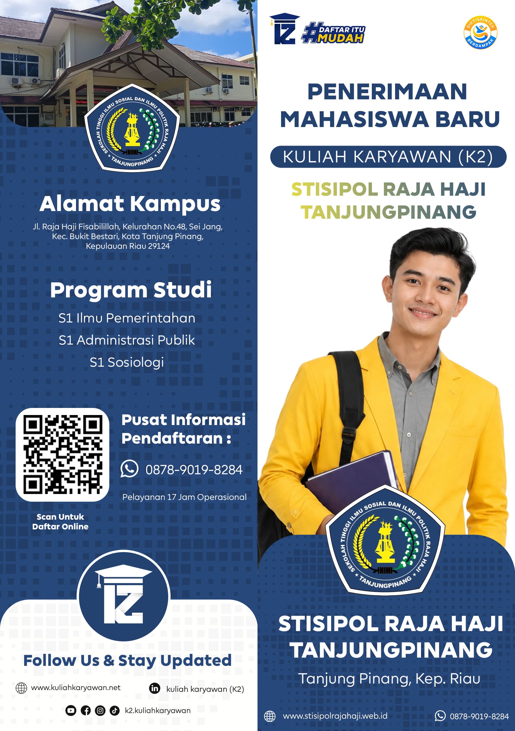 Kuliah Karyawan S1 di STISIPOL Raja Haji Tanjungpinang Solusi Kerja & Kuliah