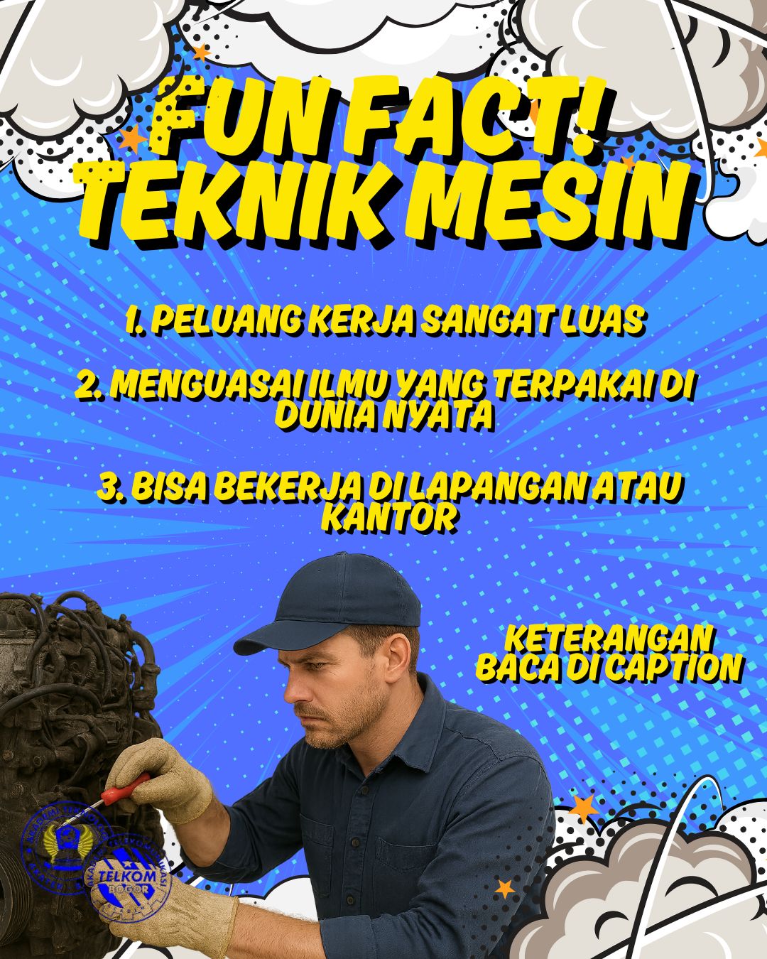 3 kelebihan kuliah Teknik Mesin AKATEK & AKATEL Bogor