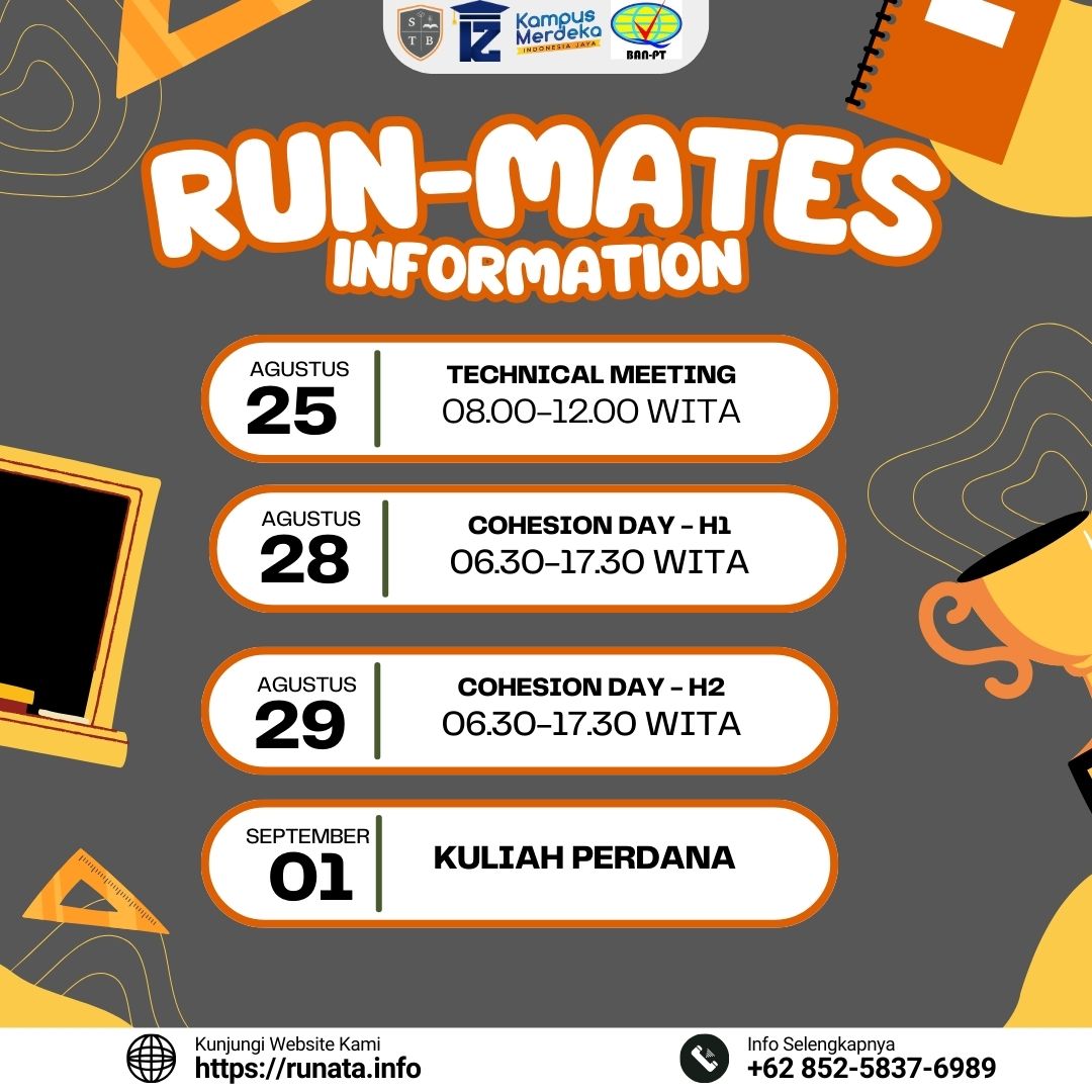 Jadwal RunMates STB Runata