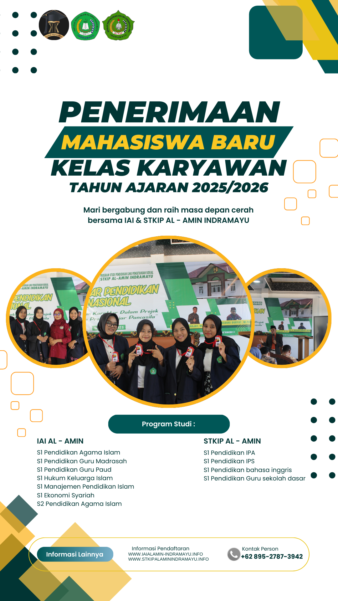 Pendaftaran Kuliah Kelas Karyawan Program Studi Pendidikan Ilmu Pengetahuan Alam STKIP AL AMIN INDRA