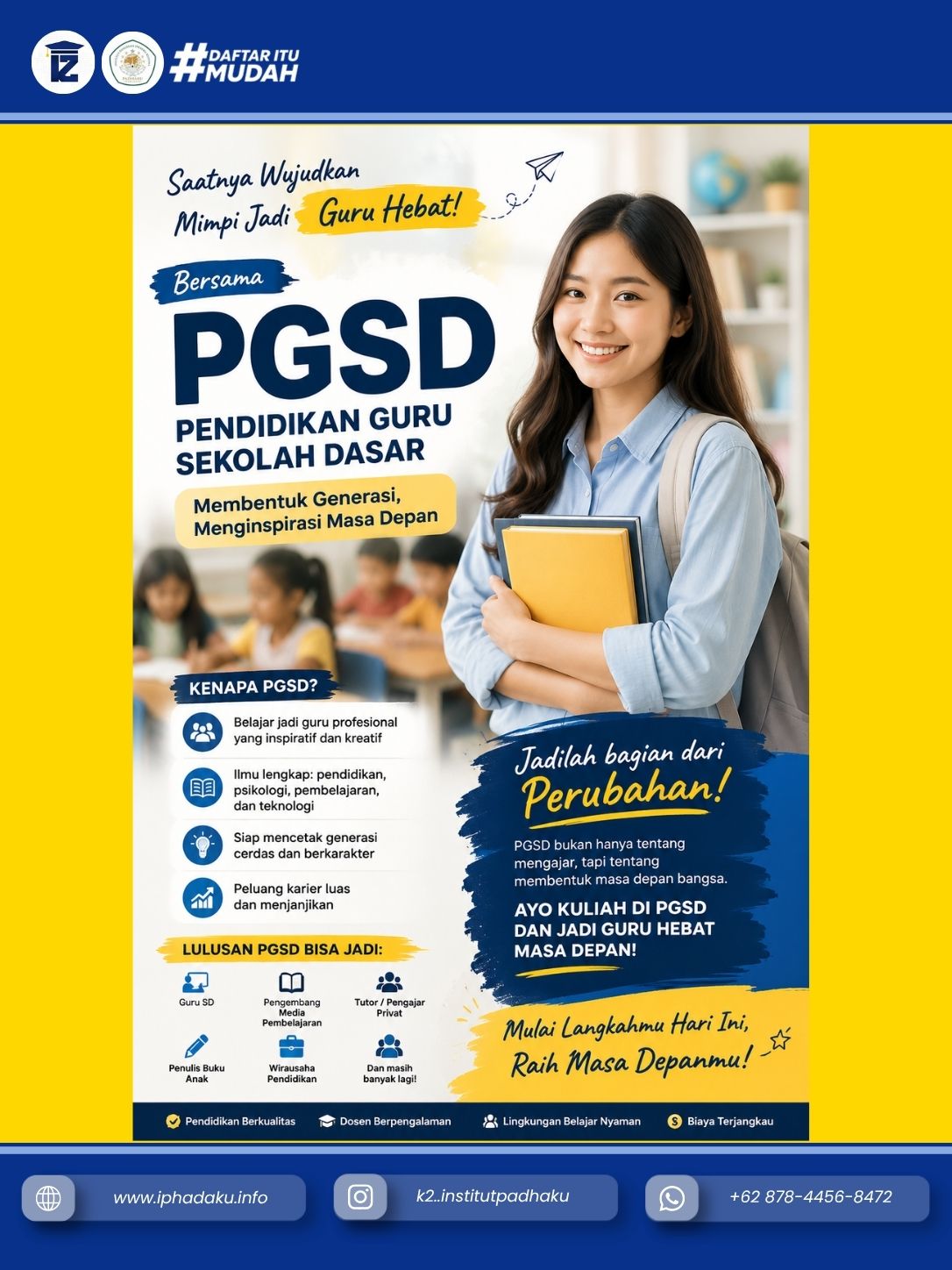Cari Jurusan PGSD Terbaik di Indramayu Saatnya ke IPDK