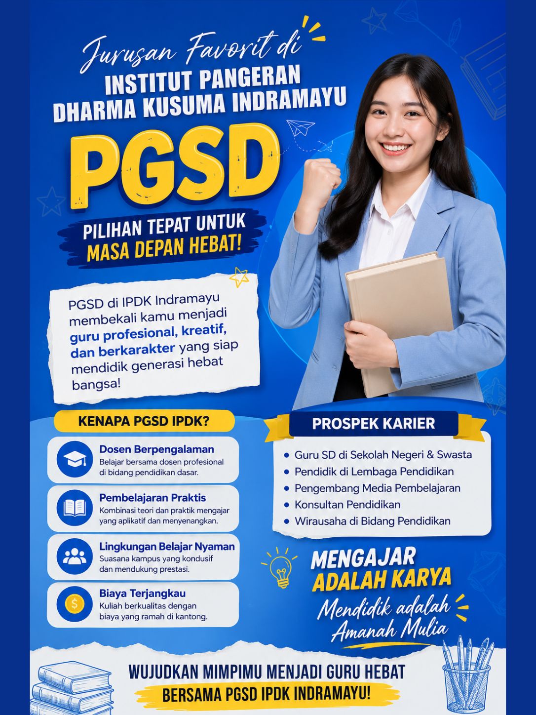 Kuliah Jurusan Pendidikan Guru Sekolah Dasar di Ciayumajakuning