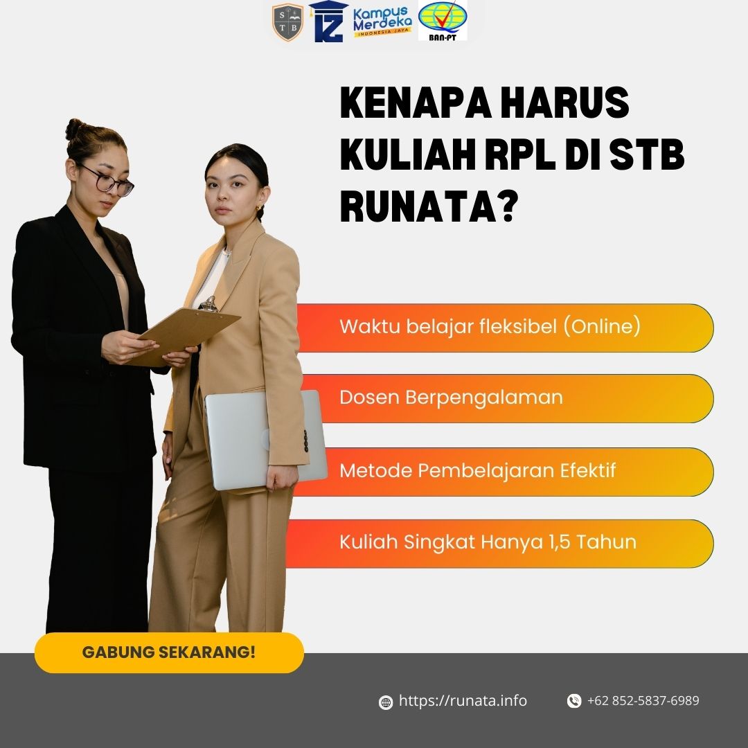 Kenapa Harus Kuliah RPL Di STB Runata