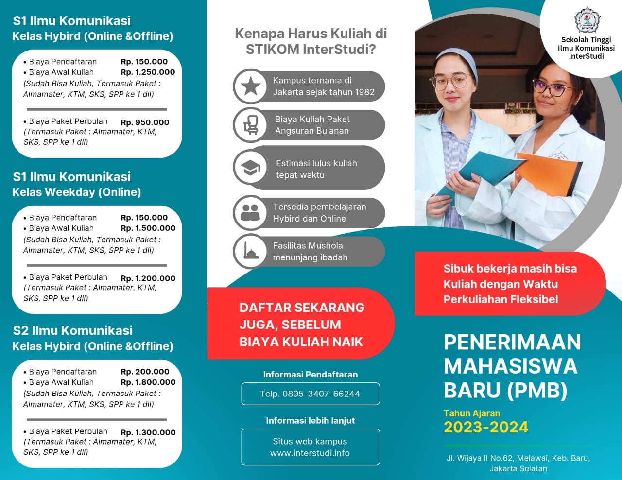 Kampus Kelas Karyawan Di Jakarta Selatan STIKOM InterStudi