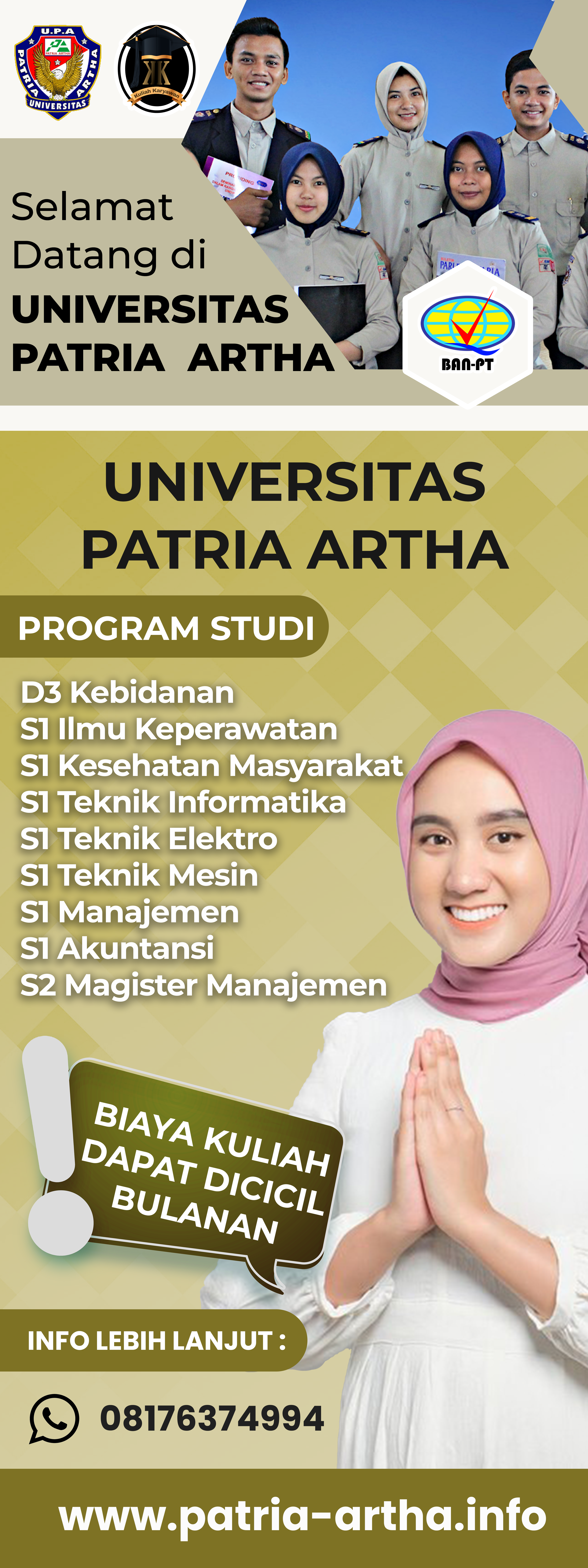 Biaya Kuliah Karyawan UPA 