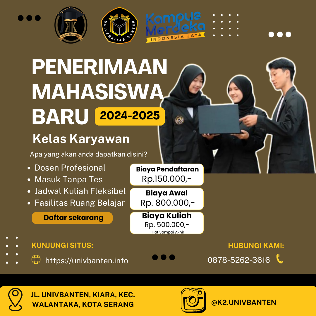 Kuliah S1 Di Universitas Banten Bisa Sambil Kerja