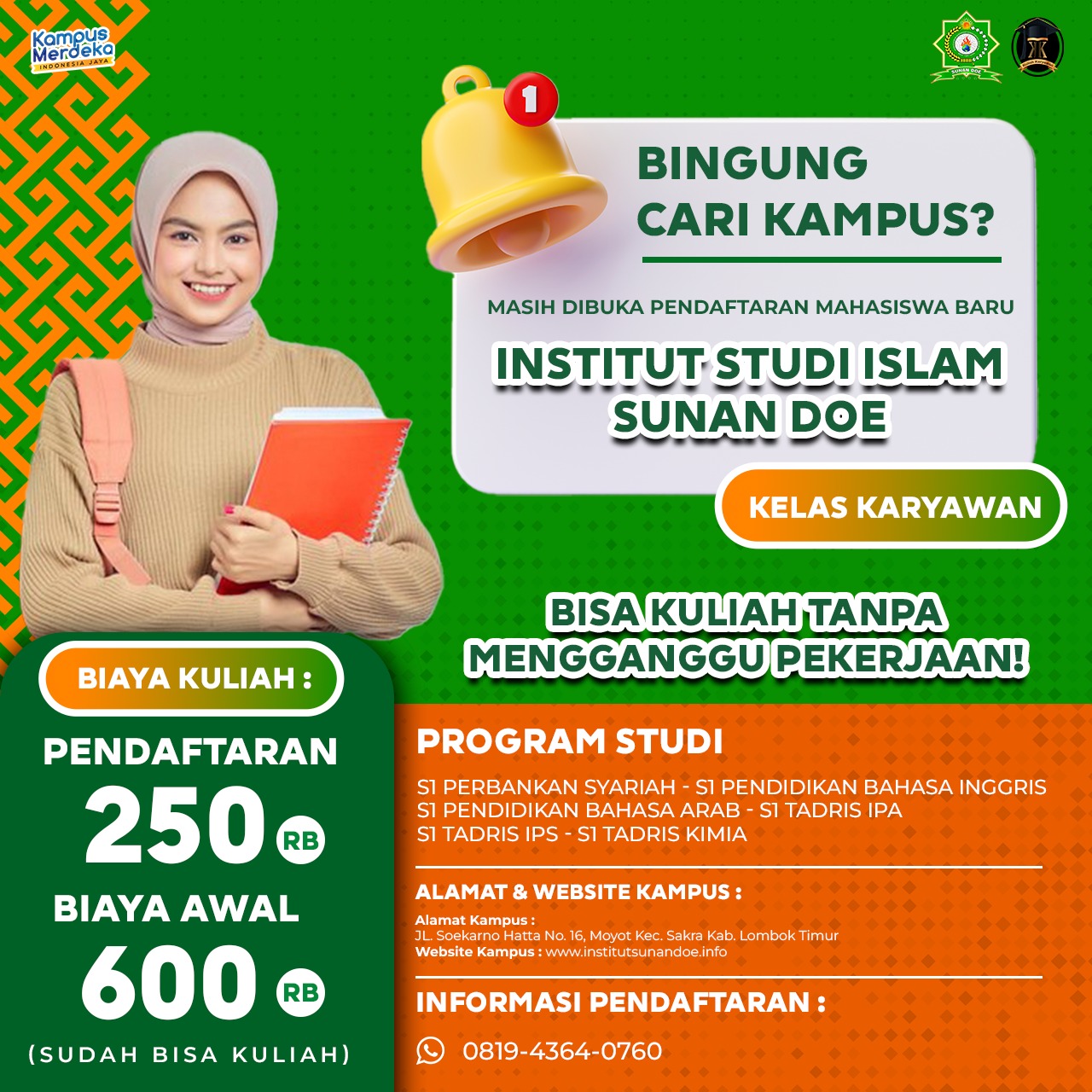 Informasi Kampus Kelas Karyawan di Lombok Timur