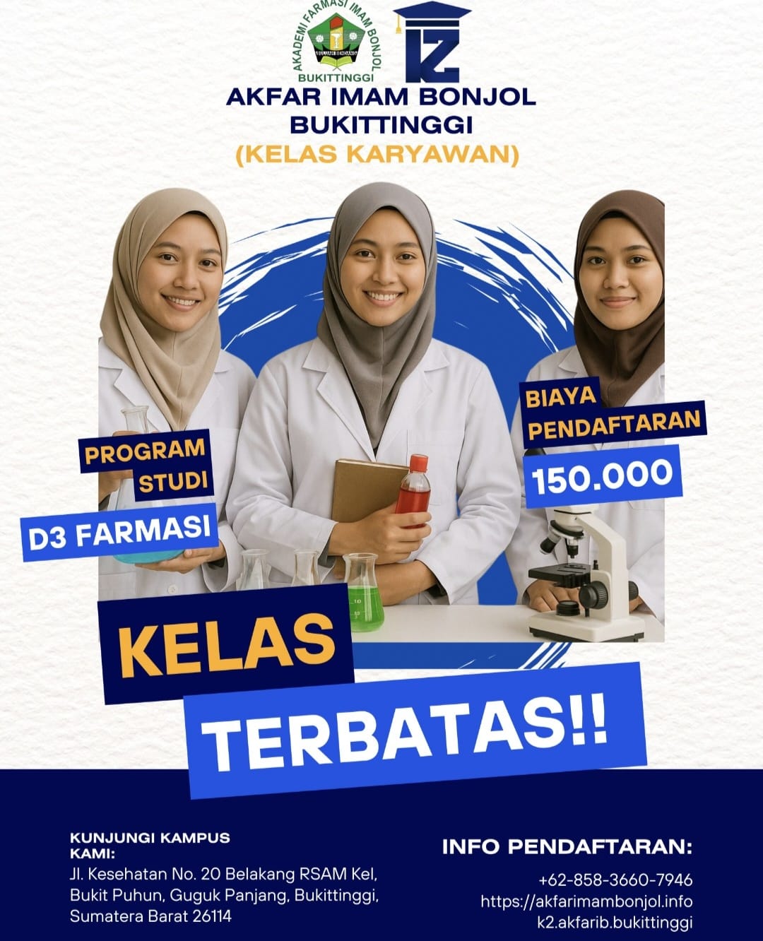 Penerimaan Kelas Karyawan AKFAR Imam Bonjol Tahun 2026