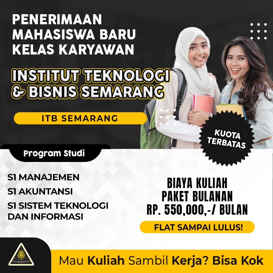 Kampus ITB Semarang Biaya terjangkau di kota Semarang