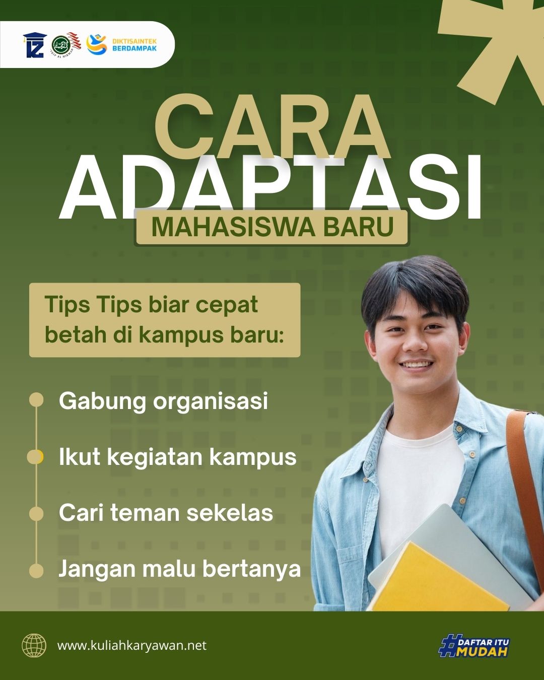Tips Betah di Kampus Hingga Info Kuliah Full Online di Surabaya