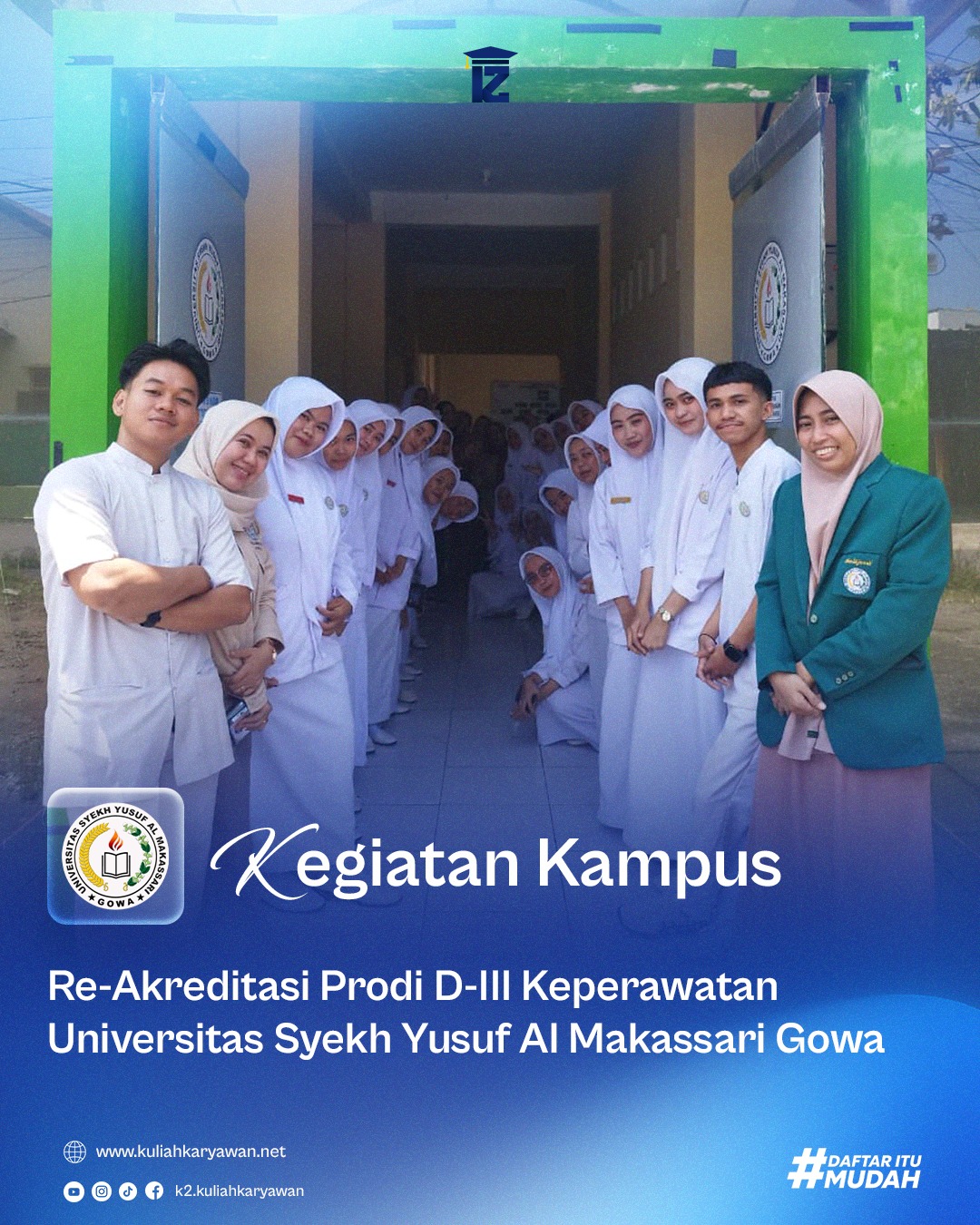 Pelaksanaan Reakreditasi Prodi DIII Keperawatan Universitas Syekh Yusuf Al Makassari Gowa