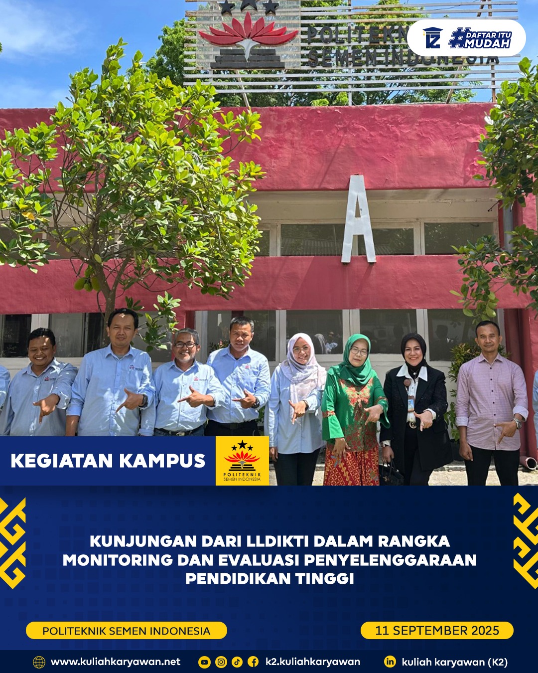 POLTEKSI : Menerima Kunjungan LLDIKTI