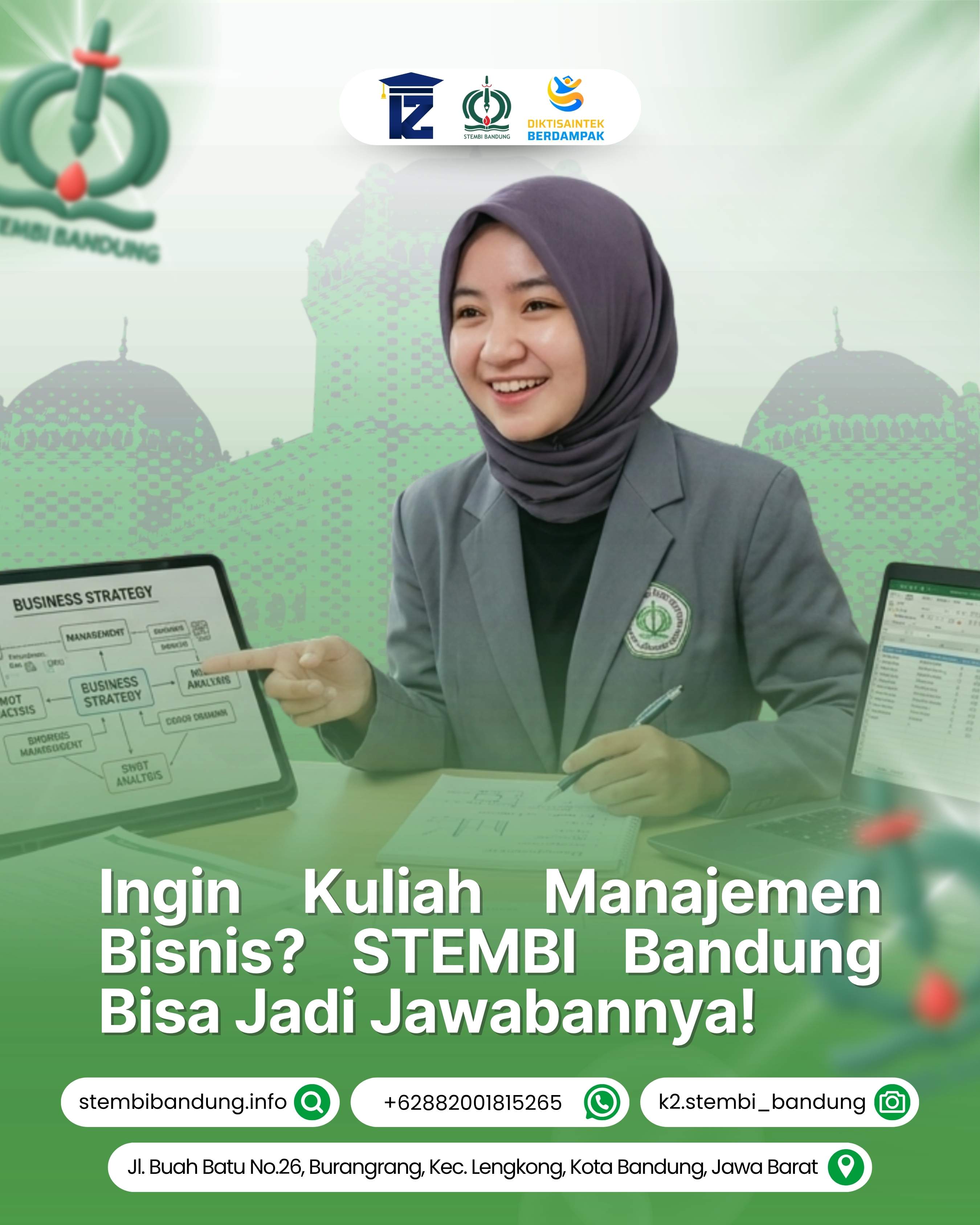 Ingin Kuliah Manajemen Bisnis STEMBI Bandung Bisa Jadi Jawabannya