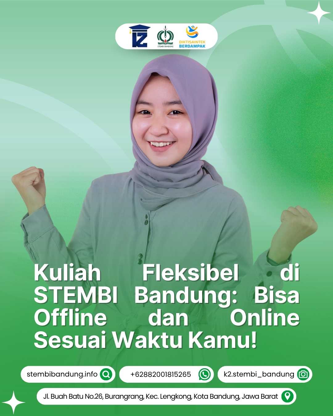 Kuliah Fleksibel di STEMBI Bandung Bisa Offline dan Online Sesuai Waktu Kamu