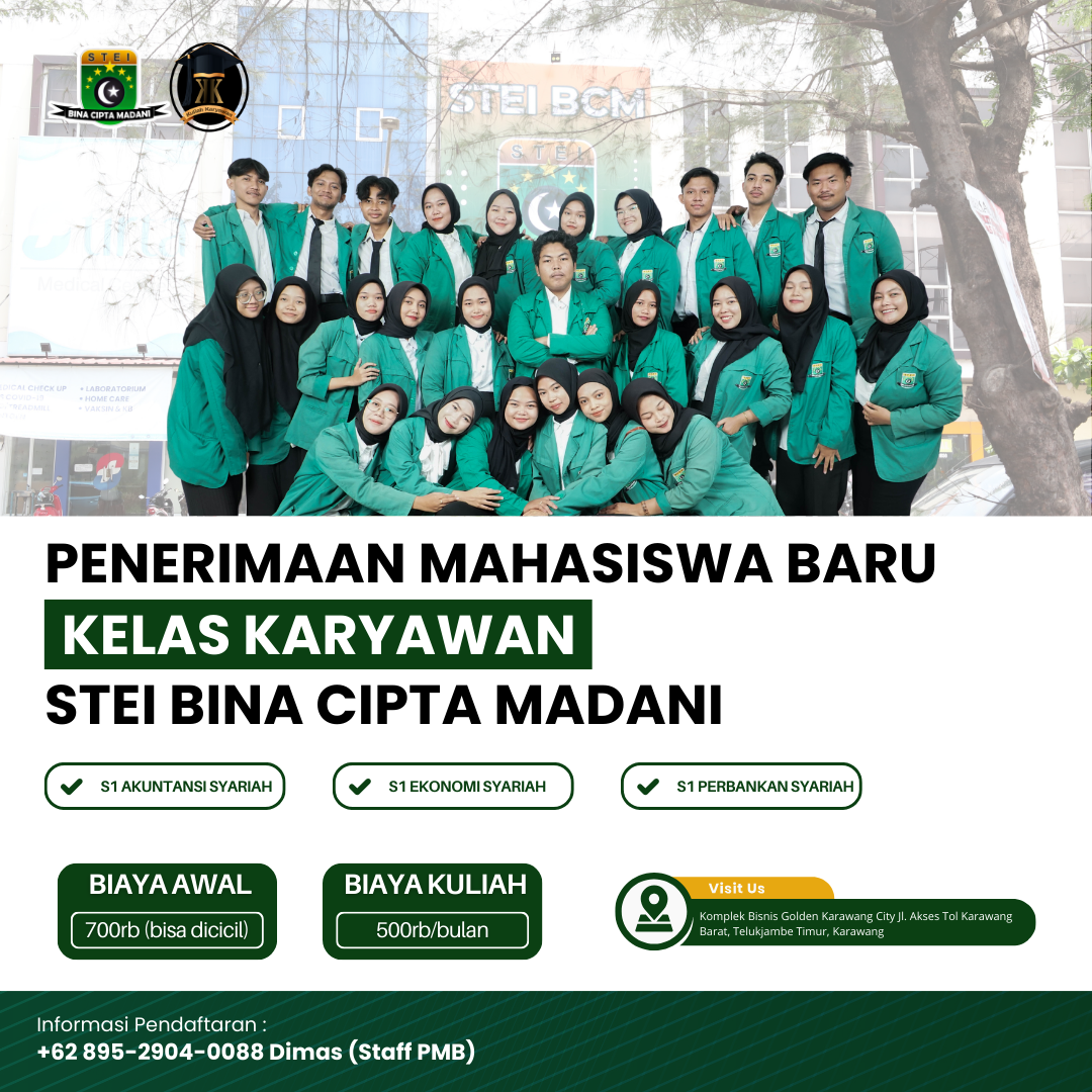 Biaya Kuliah Kelas Karyawan STEI Bina Cipta Madani 