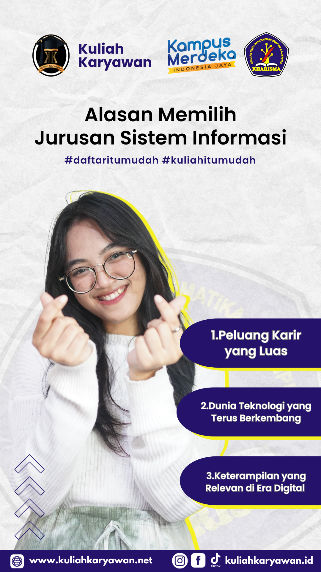 Mata Kuliah Program Sarjana Sistem Informasi STMIK KHARISMA Makassar